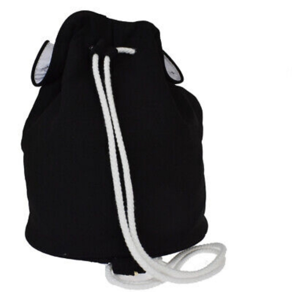 Chanel Black Canvas Bucket bag/bookbag - Picture 2 of 11
